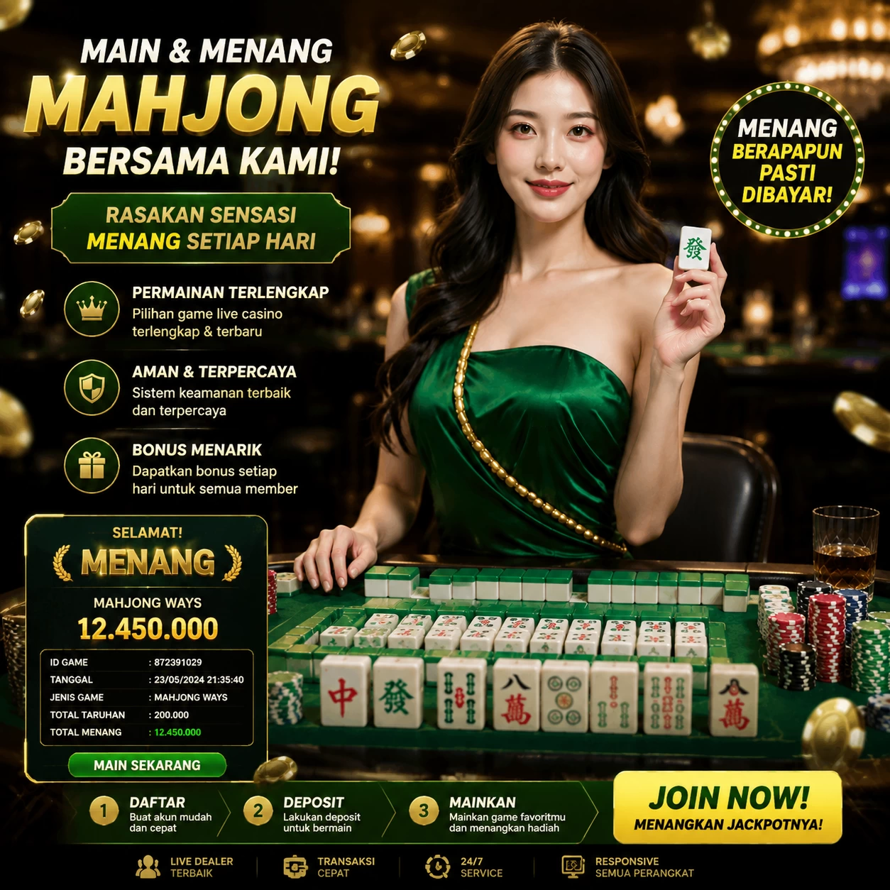 Yang berubah di mlb789: bookmark, e-wallet, turnover